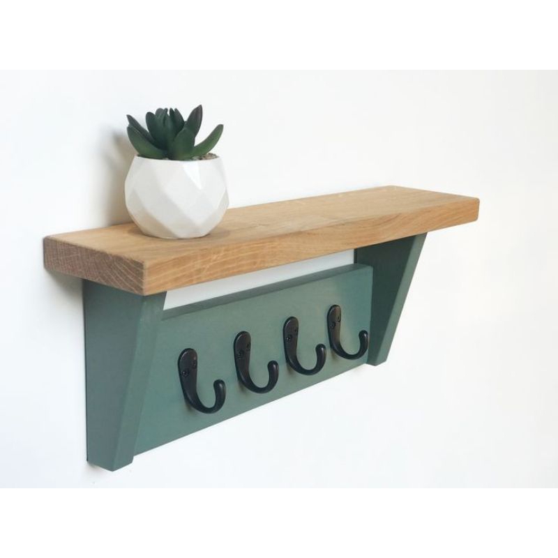 Jual rak dinding kayu jati model aesthetic | Shopee Indonesia