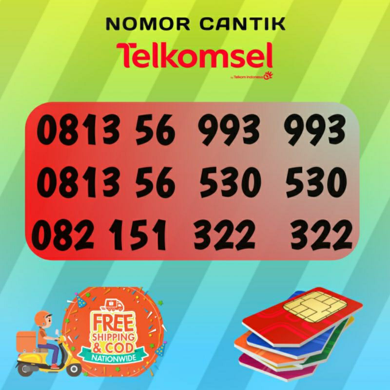 Jual NOMOR CANTIK TELKOMSEL SERI ABC ABC | Shopee Indonesia