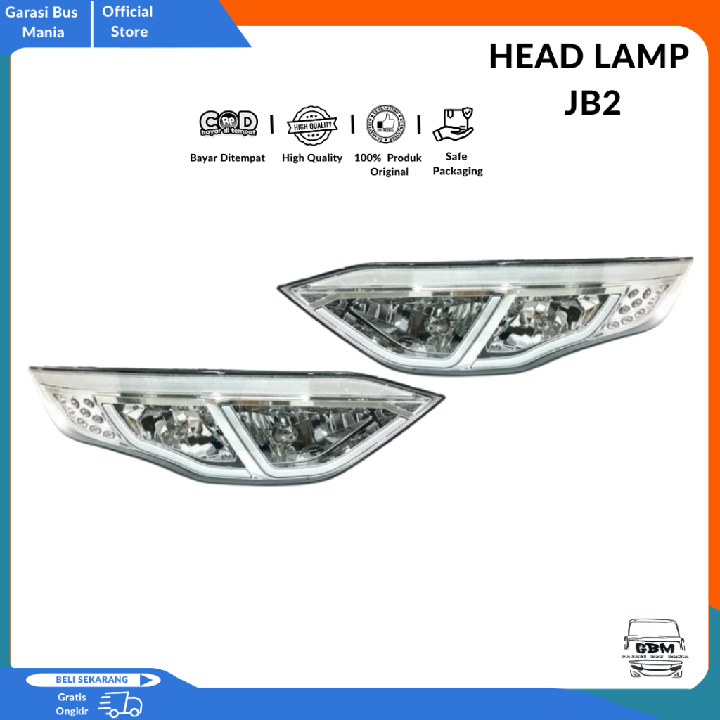 Jual Head Lamp Bus Jetbus 2/Lampu Depan Bus JB2 | Shopee Indonesia