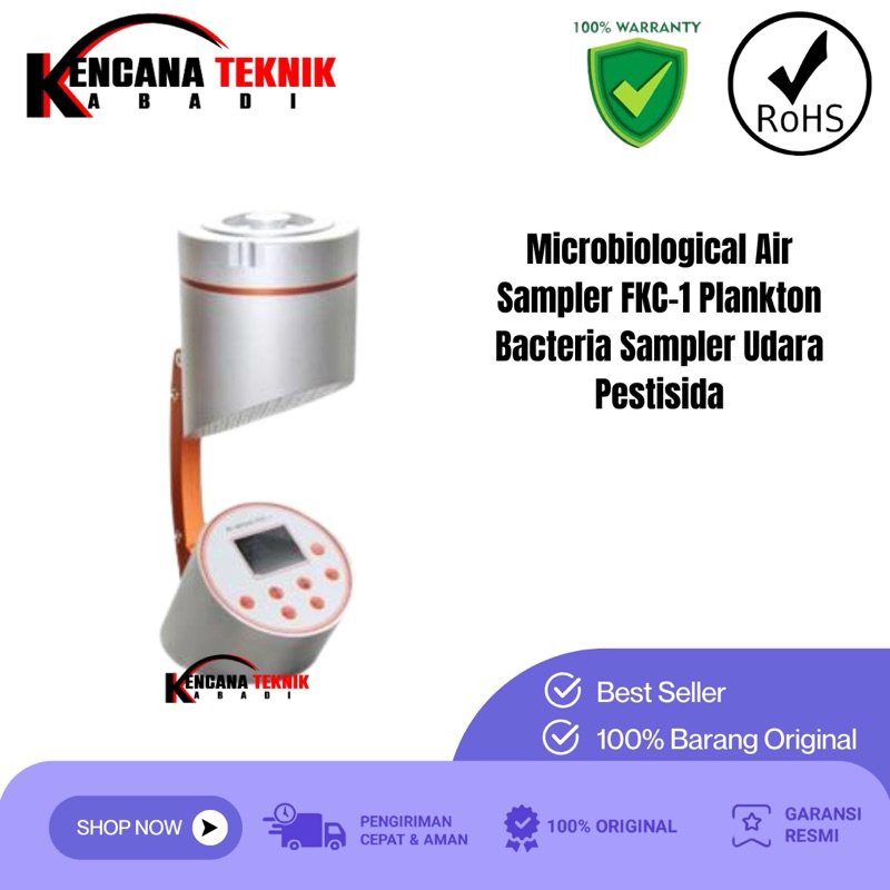 Jual Microbiological Air Sampler FKC-1 Plankton Bacteria Sampler Udara ...