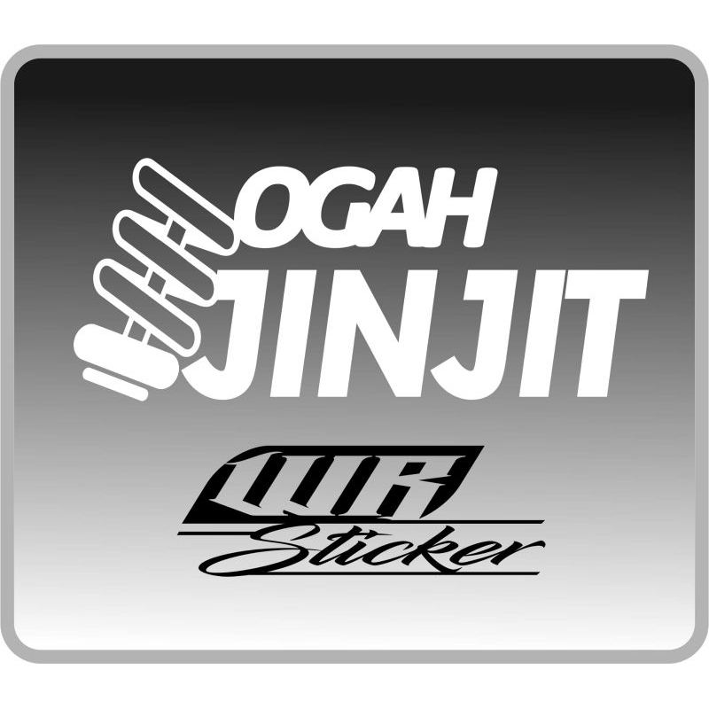 Jual stiker cutting ogah jinjit stiker motor | Shopee Indonesia