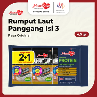 MamaSuka - Rumput Laut Panggang Original Beli 2 Isi 3 @4,5 gr
