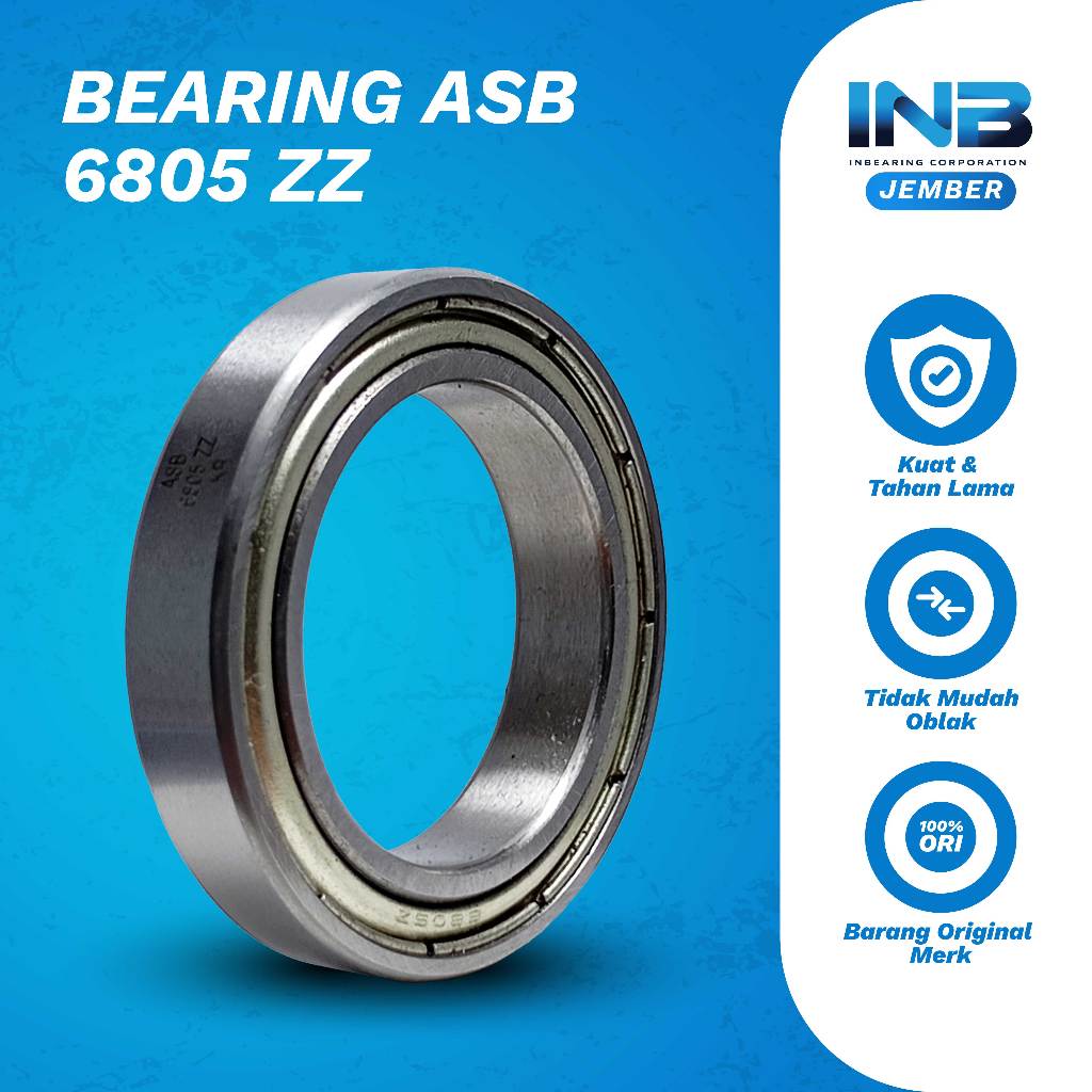 Jual Bearing 6805 ZZ ASB Bearing Hub Freehub Strumer Bottom Bracket HT2 ...
