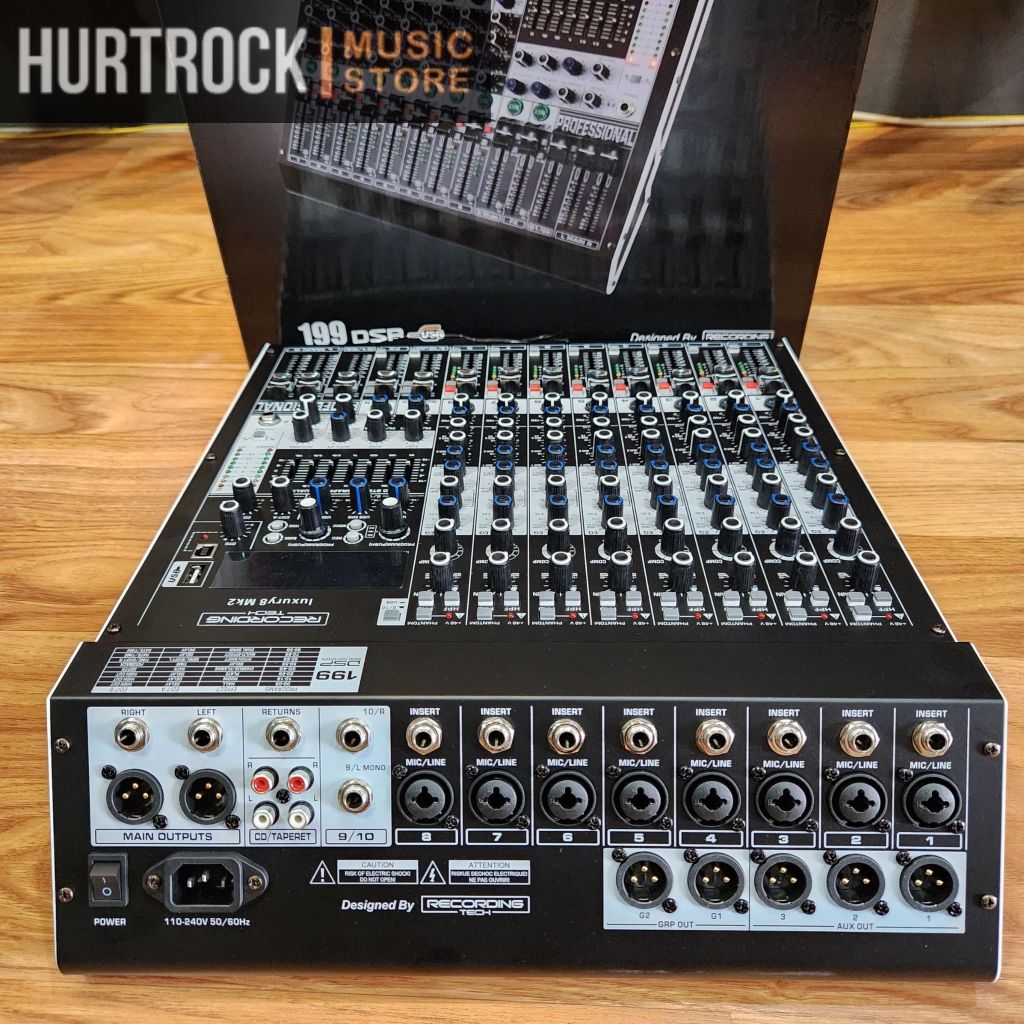 Jual Recording Tech Luxury 8 Mk2 Mixer Audio Mixing Console 8 Channel ...