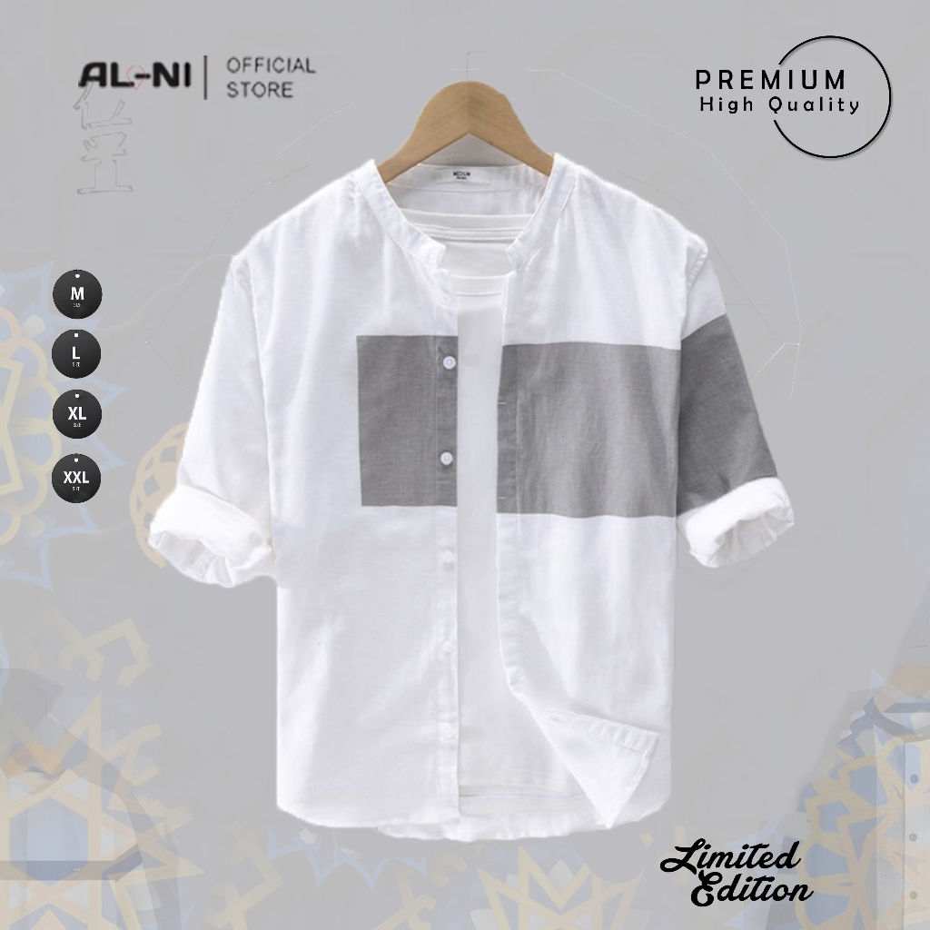 ALNI OFFICIAL STORE - DAICHI KEMEJA KOKO (KEMKO) PRIA KASUAL PREMIUM HIGH QUALITY