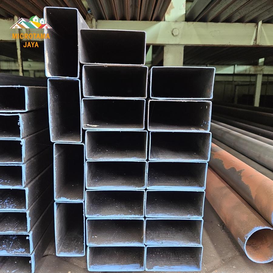 Jual Hollow Hitam 50 x 100 / Holo Besi Kotak | Shopee Indonesia