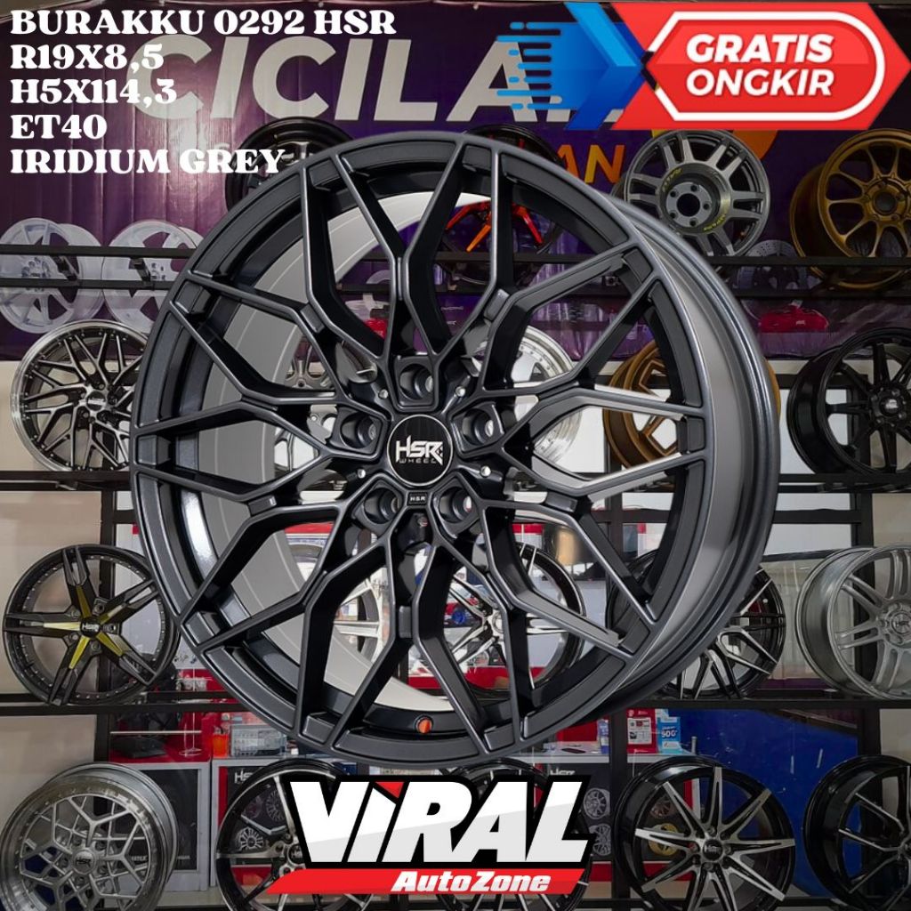 Jual Velg Mobil Ring 19 HSR BURAKKU R19 COCOK UNTUK MAZDA CX5 INNOVA ...