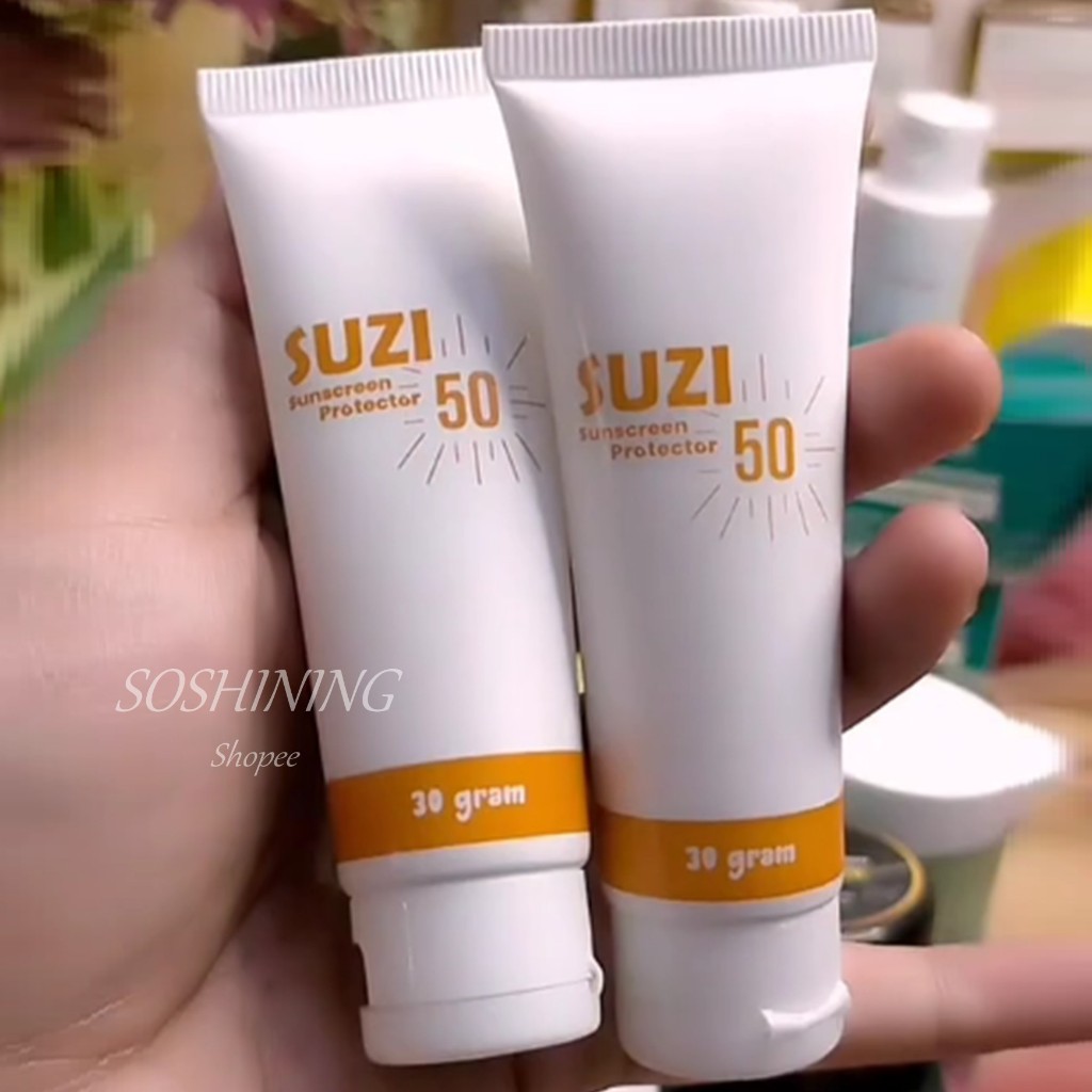 Jual Suzi Sunscreen Protector SPF50 Sunblock UV Protection 30gr BPOM ...