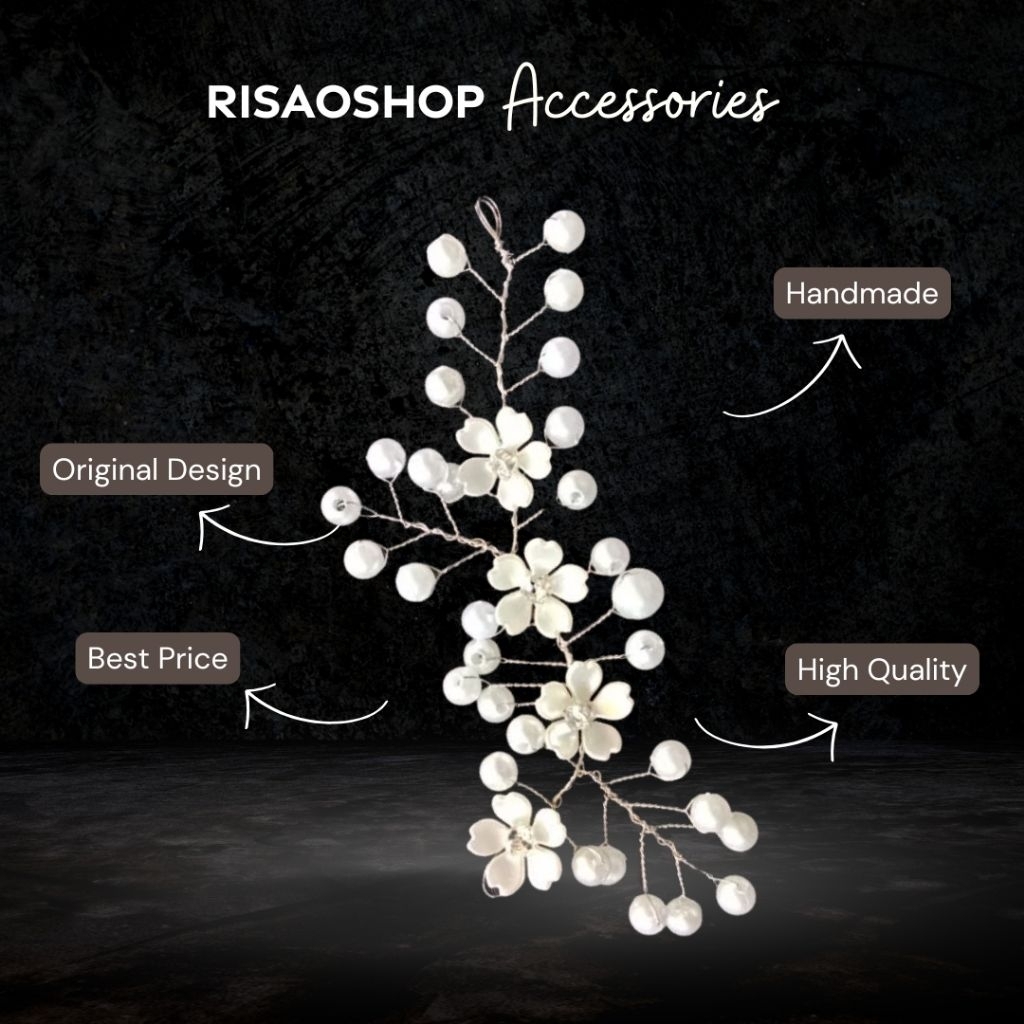 Jual Headpiece | bando | bandana manik manik | mahkota tiara rambut ...