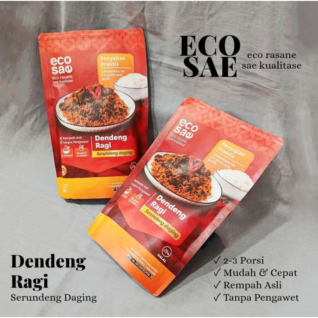 Jual DENDENG RAGI ECOSAE Daging Sapi 100% fresh dan halal | Shopee ...