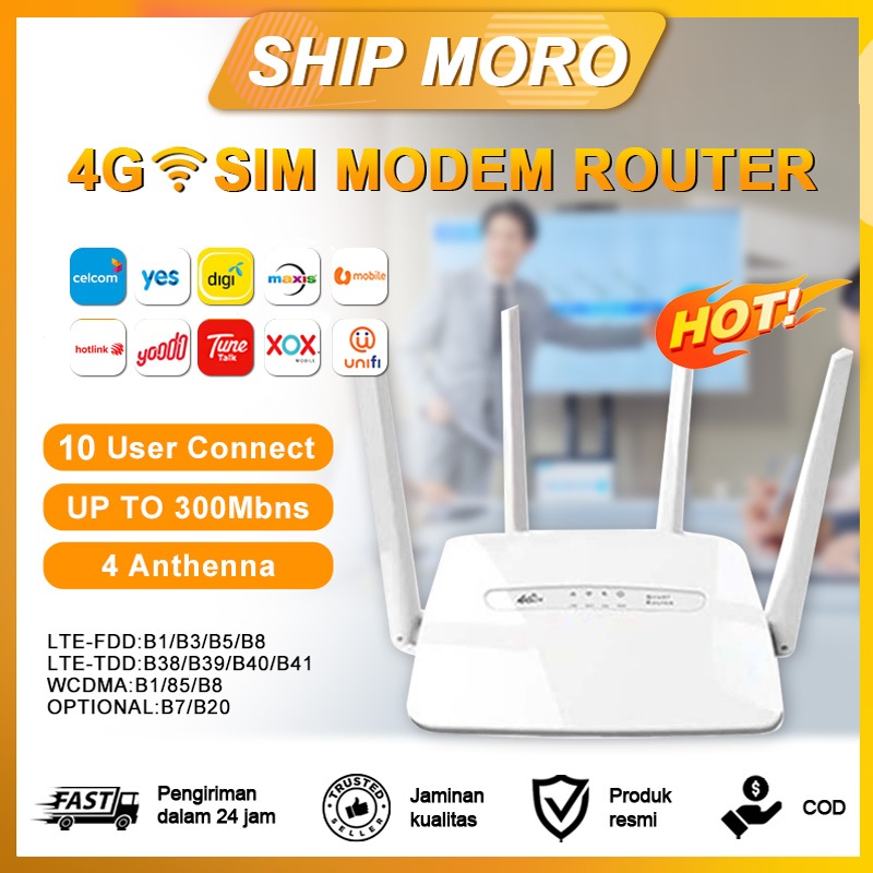 Jual Modem SIM Wifi Router 4G LTE Tidak Terkunci LX600 H300 CPE Pintar ...