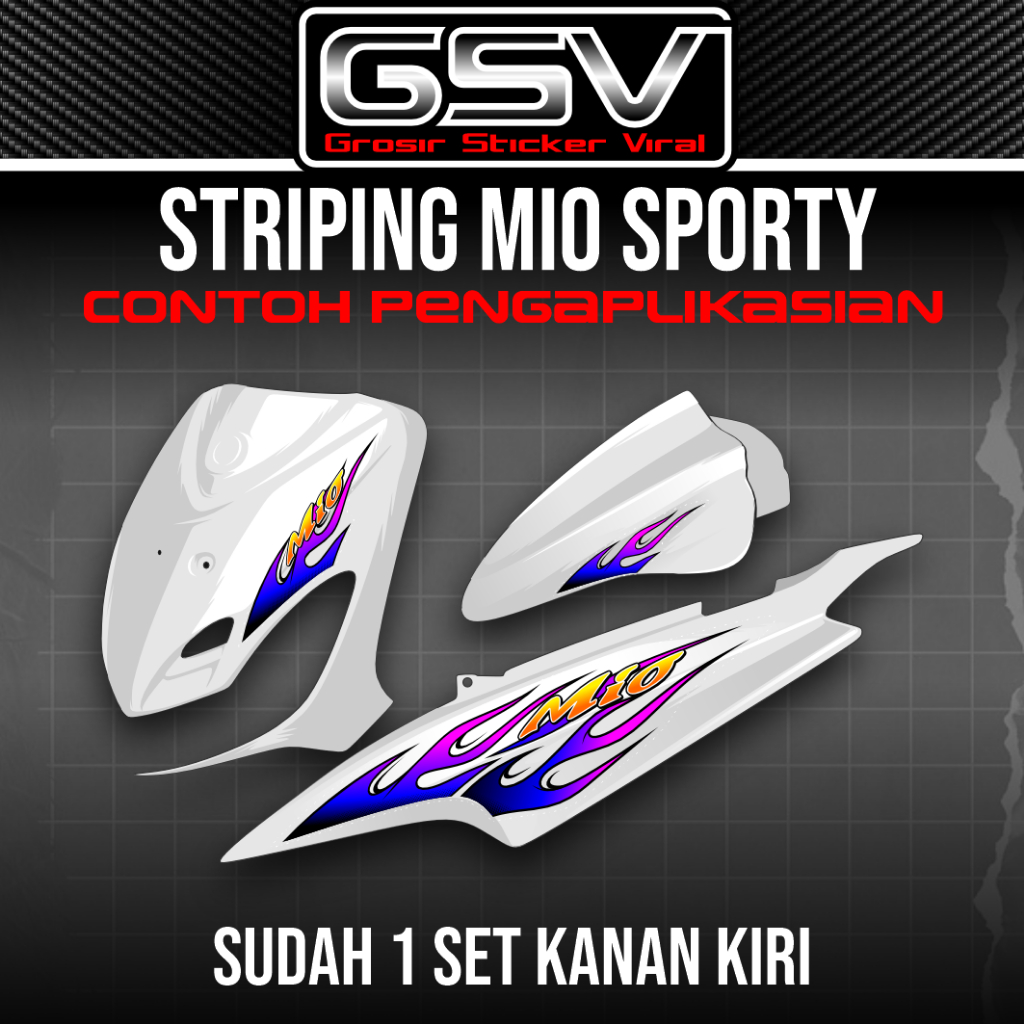 Jual striping api mio sporty mio smile striping api transparan mio ...