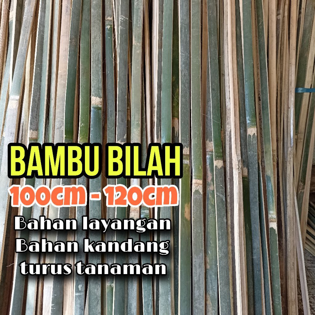 10 Bambu bilah 100cm 120cm/Turus Bambu penyangga tanaman/Bahan Layangan Kerajinan Tangan