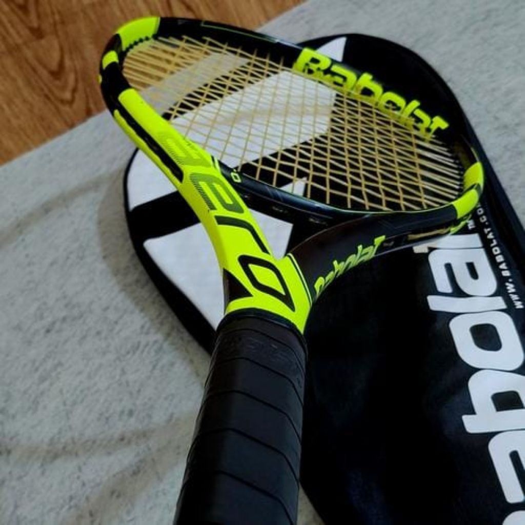 Jual Raket Tenis Aero Carbon Black Combi Import Siap Pakai | Shopee ...