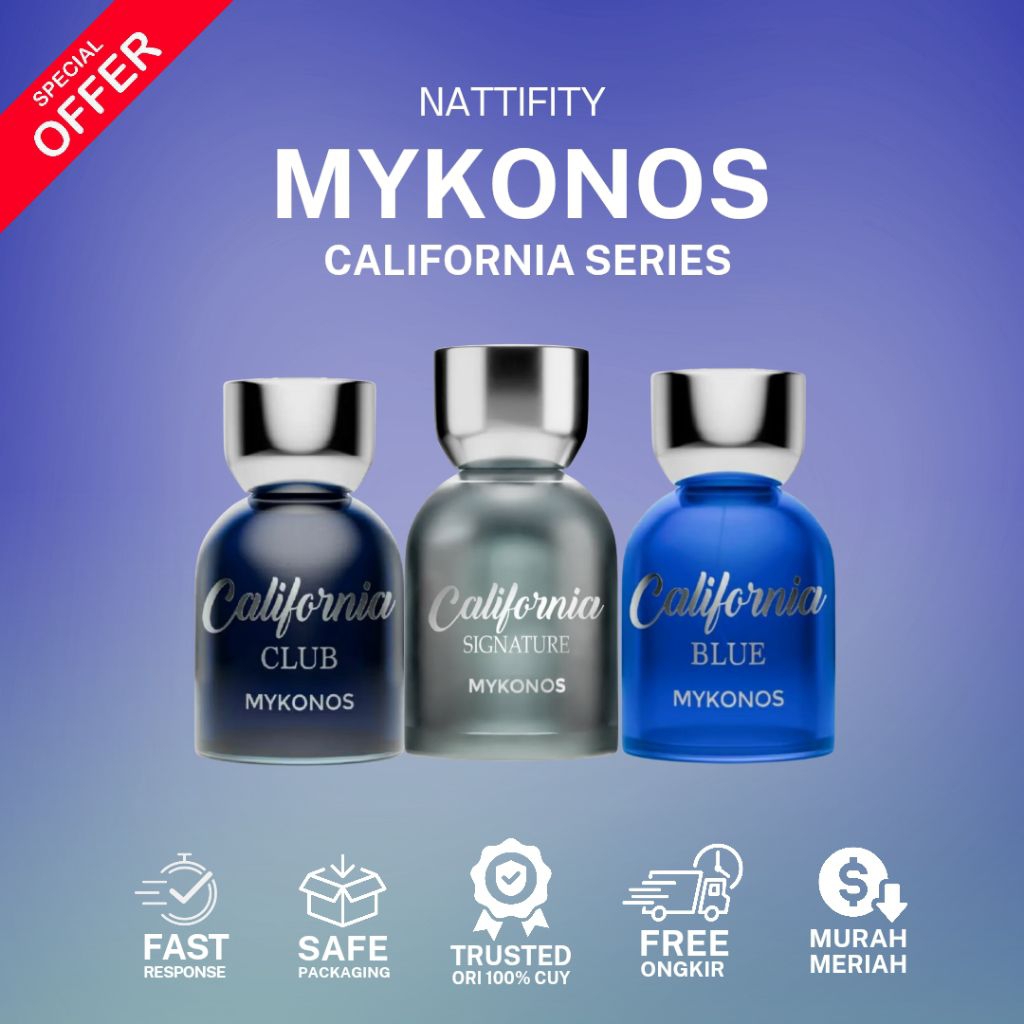 Jual [NO PRE-ORDER] Mykonos California Series Signature Blue Club ...