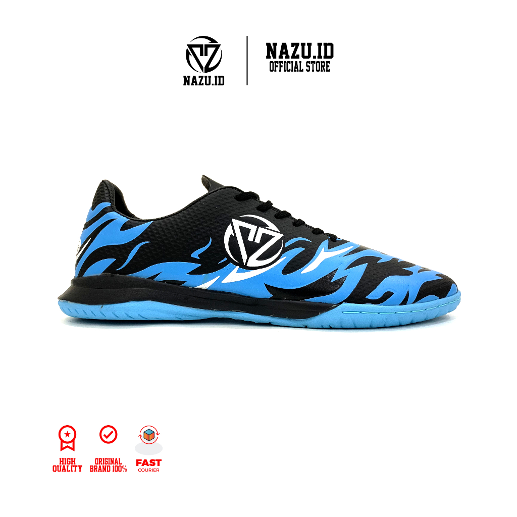 Jual NAZU.ID - Sepatu Futsal Nazu Catalyst Blue Fire Grade Original ...