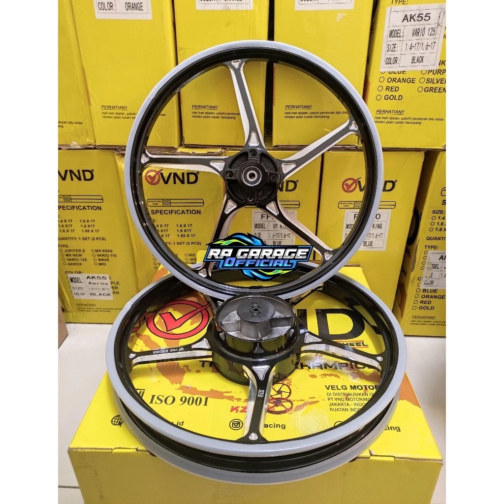 Jual Velg Racing VND AK 55 160/160x17 Supra 125 Duble Disc, Supra 125 ...