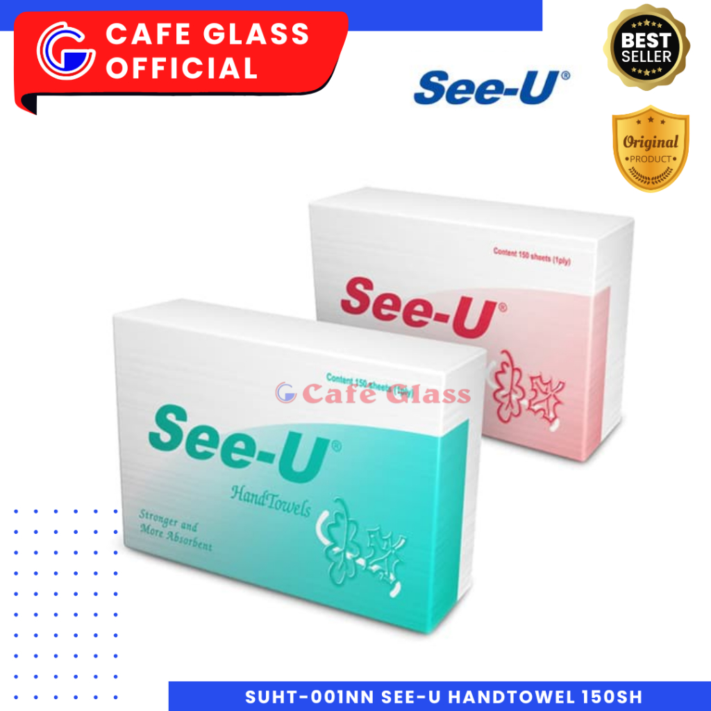 Tisu Hand Towel See-U 150 Sheets / Tisu Kering Seeu / Hand Towel Tissue / Tissue Tangan Kamar Mandi / Tisu Murah Serbaguna
