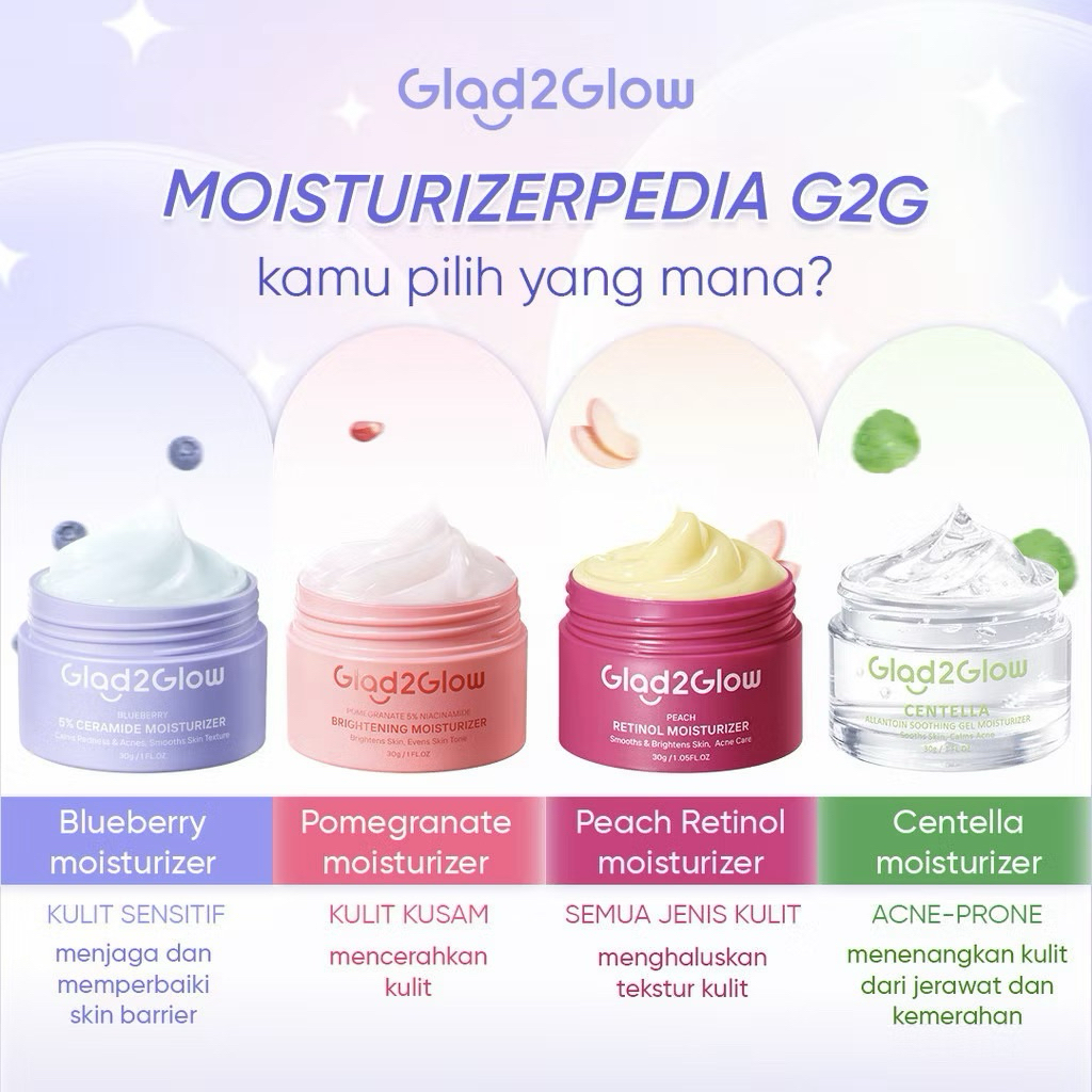 Glad2Glow Moisturizer Set For Brightening & Hydration