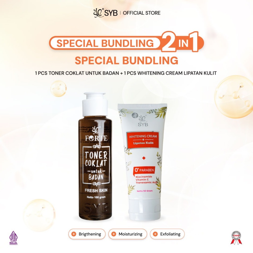 Jual NEW SYB Forte Paket 2in1 – Perawatan Kulit Cerah & Halus Setiap ...