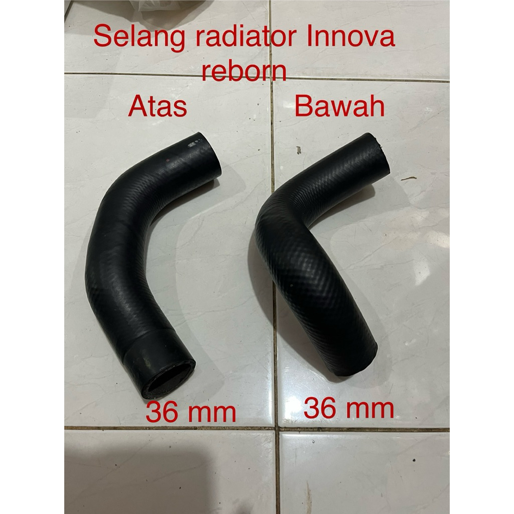 Jual Selang Radiator Innova Reborn Diesel Atas BAWAH (ORI) | Shopee ...
