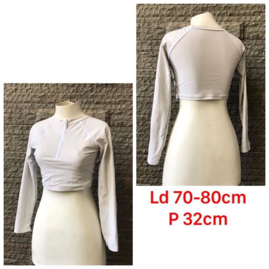 Jual RASH GUARD CROP / RASH GUARD / RASH GUARD PENDEK SULTANBDR ...