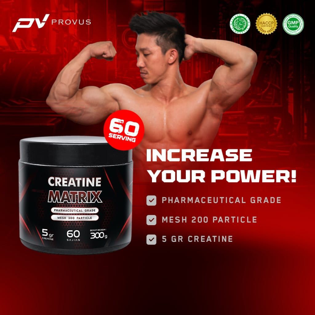 Jual Provus Creatine Matrix 360 Gram (60 Serving) -Creatine Monohydrate ...