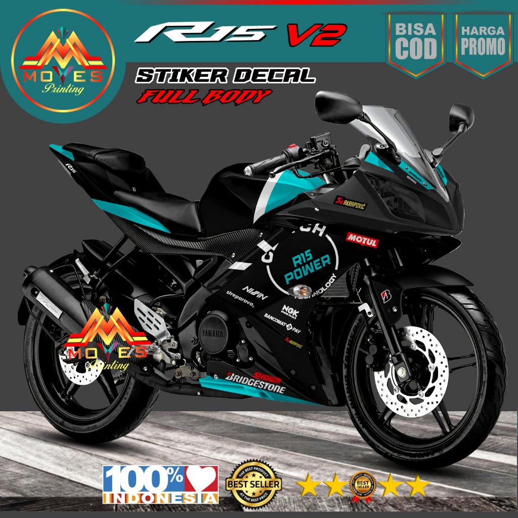 Jual Terbaru Bisa Cod Decal R15 V2 Full Body Dekal R15 V2 Stiker R15 V2 ...