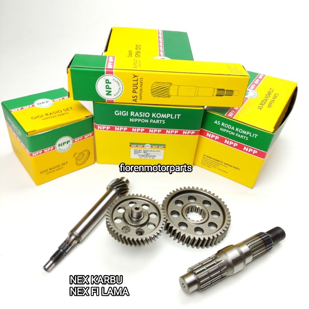 Jual GIGI RASIO KOMPLIT 1SET 09J00 NEX KARBU LETS NEX FI LAMA 62300 ...