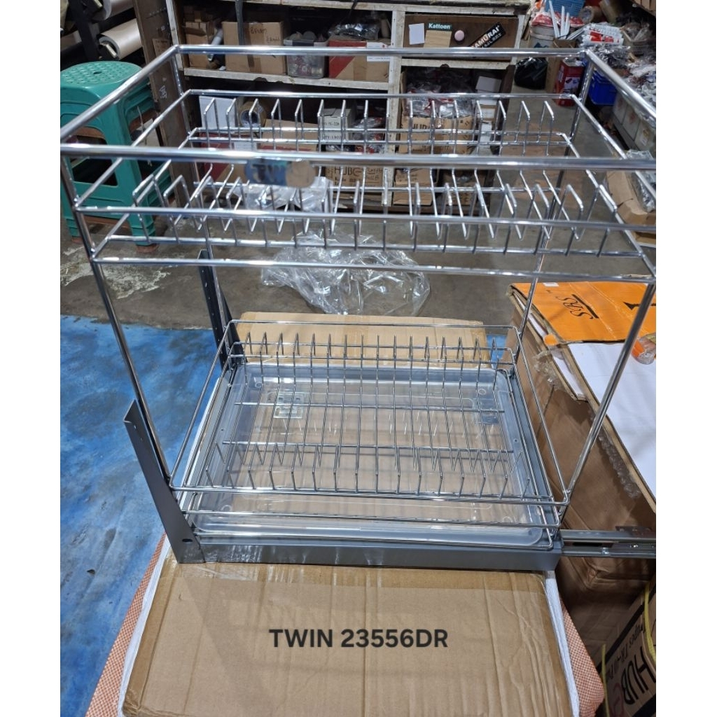 Jual Rak piring TWIN TMB 23556 DR / rak piring 2susun / rak piring ...
