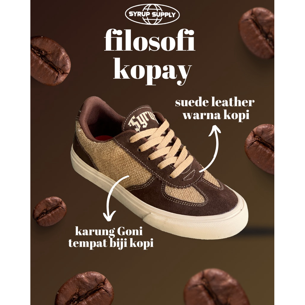Jual SYRUP SUPPLY l filosofi kopay l sepatu sneaker karung goni suede ...