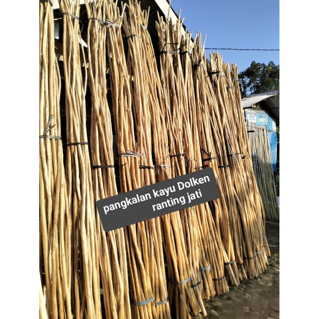 Jual ranting kayu jati DM 2*3 cm panjang 3 mtr | Shopee Indonesia