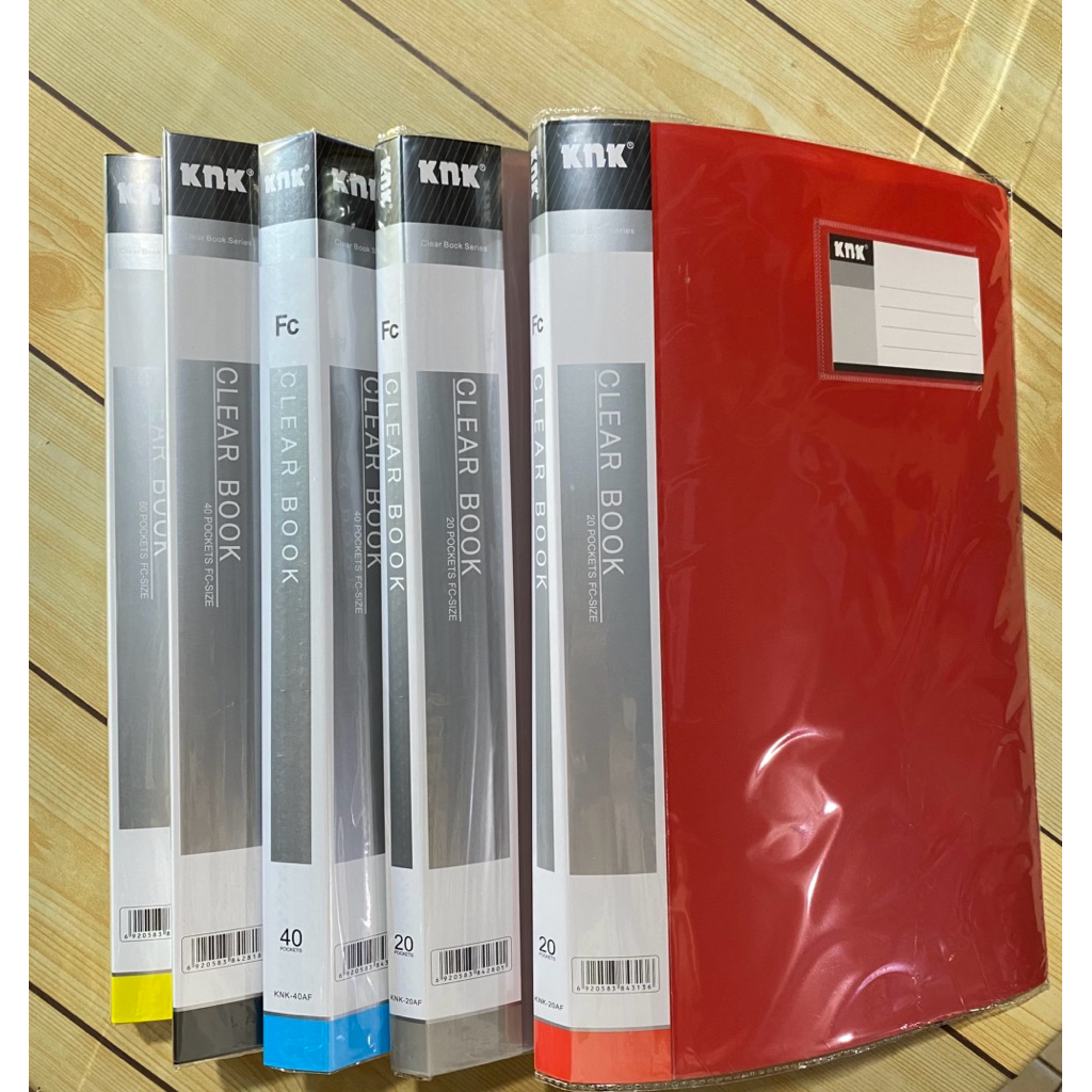 Jual (PCS) MAP DOKUMEN / CLEAR HOLDER KNK F4 ISI 20,40,60 (MIN. ORDER 6 ...
