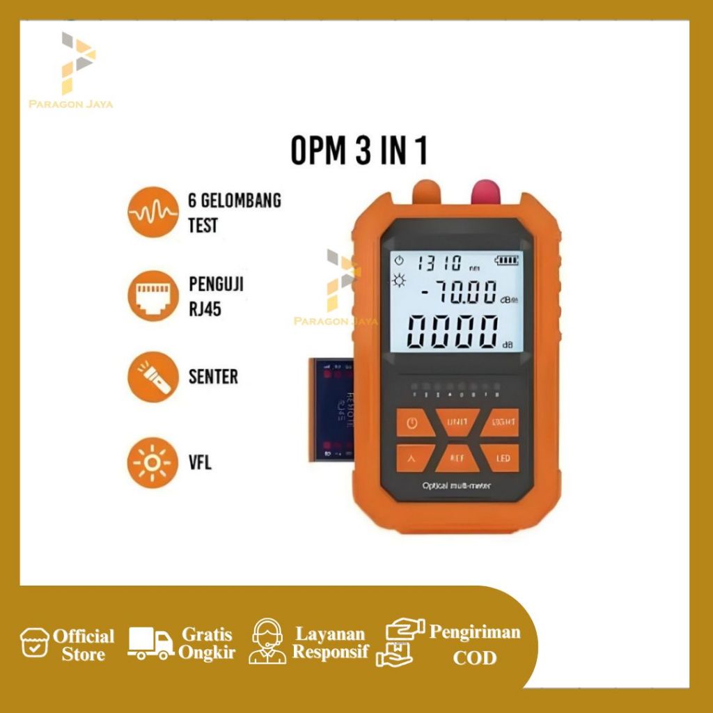 Jual OPM 3 in 1 OPM VFL Network Cable Test 3 in 1 Optical Power Meter ...