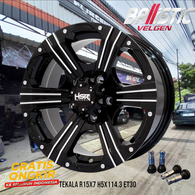 Jual PELEK HSR TEKALA R15X7 PCD 5X114,3 ET30 UNTUK BRV INNOVA TARUNA ...