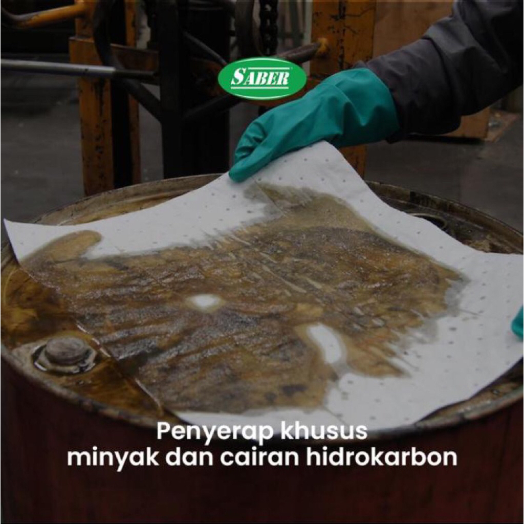 Jual SABER Absorbent Oil Pad 160 | Harga satuan | Lap Oli Filter Oli ...