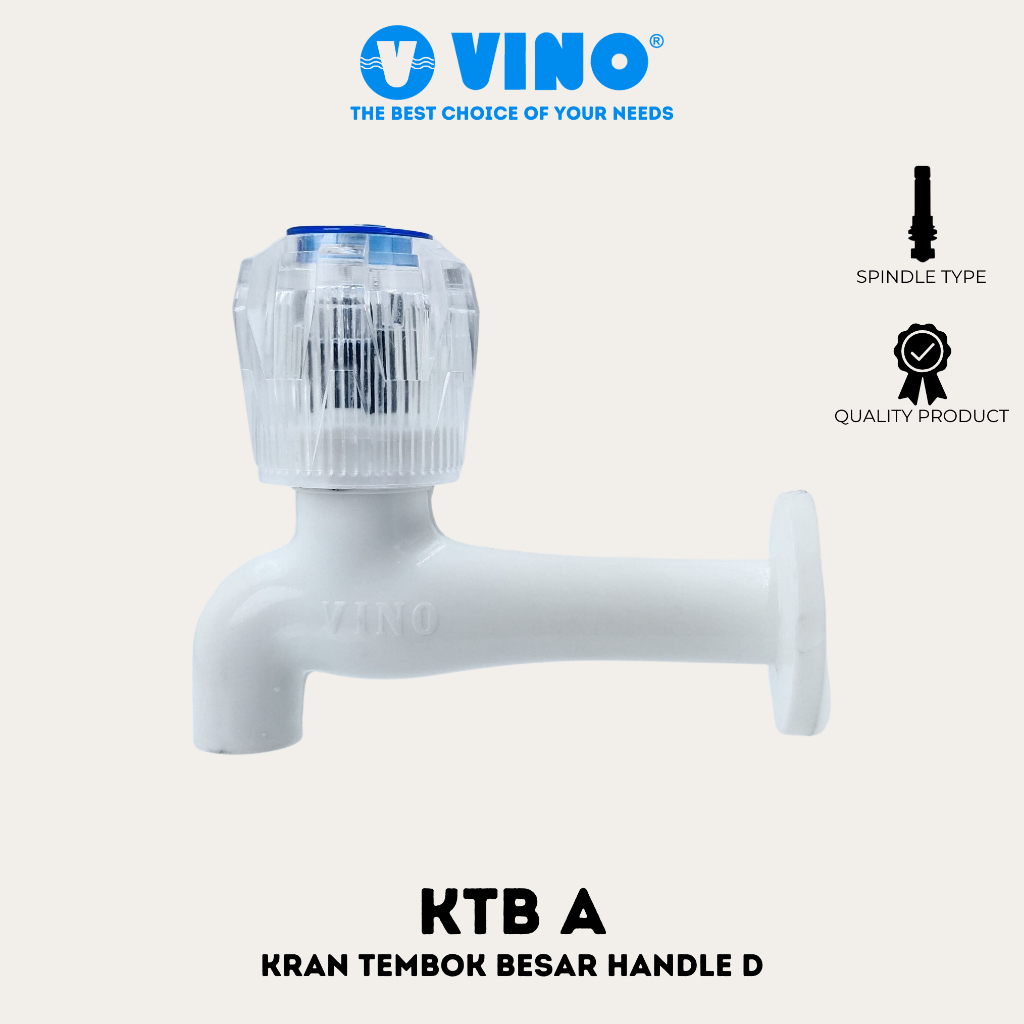 Jual VINO TEMBOK BESAR A ( 1/2 Inch ) - Kran Tembok Besar Handle A ...