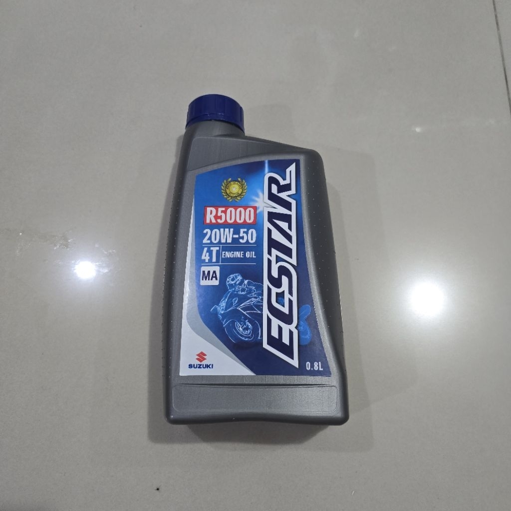 Jual OLI MESIN ECSTAR SGO R5000 4T TAK SUZUKI GEUNINE OIL 20W-50 800ML ...