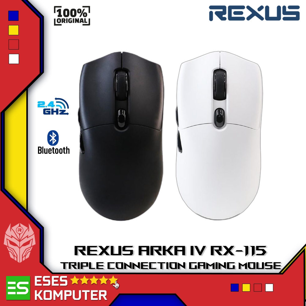 Jual Mouse Rexus ARKA IV RX115 RX-115 Wireless Triple Connection ...