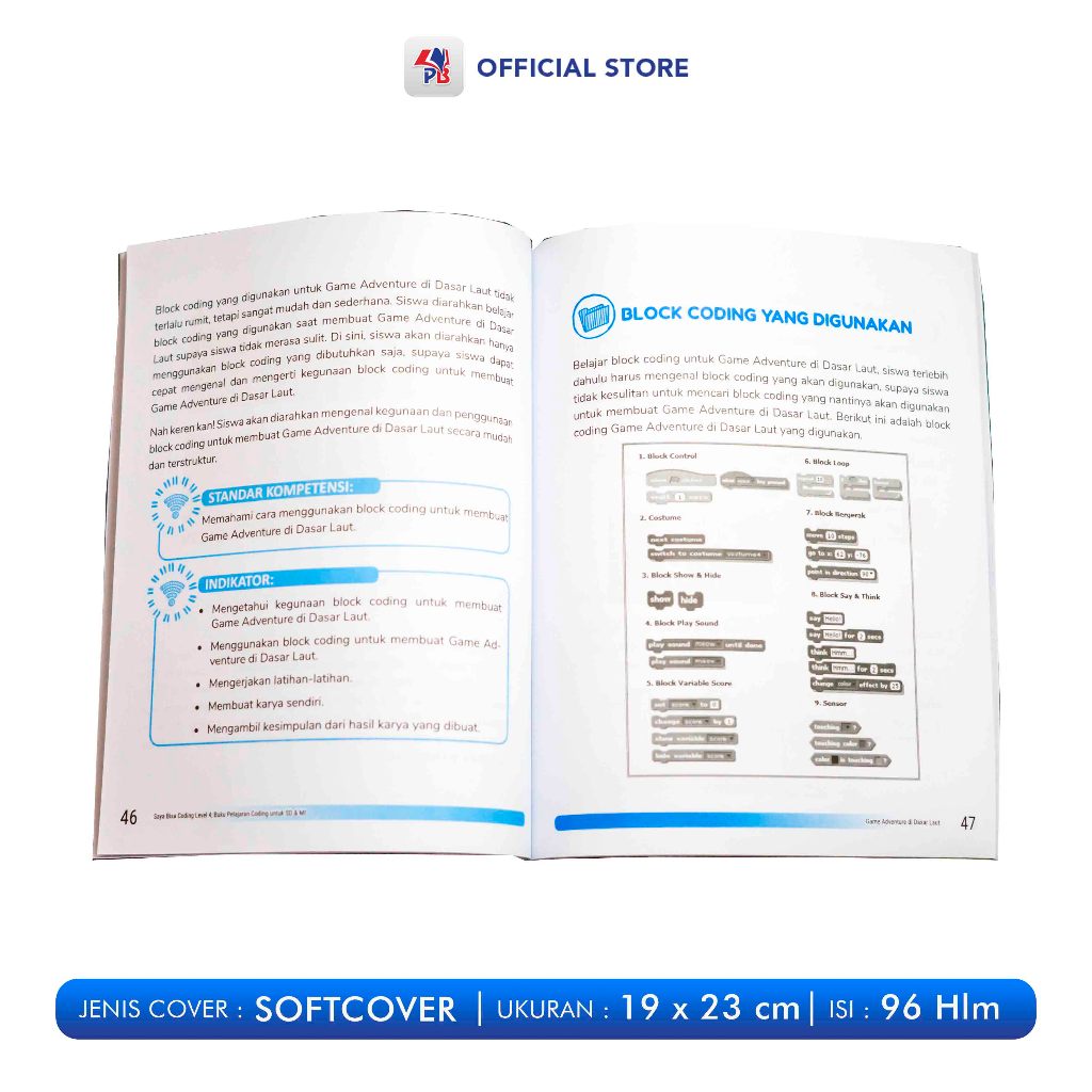 Jual Buku Pelajaran Coding untuk SD & MI : Saya Bisa Coding Level 1 2 3 ...