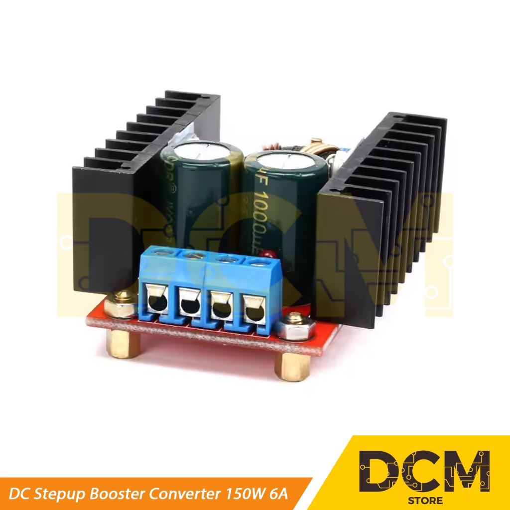 Jual DC STEPUP BOOST CONVERTER 150W 6A 10-32V TO 12-35V Step Up DC Step ...