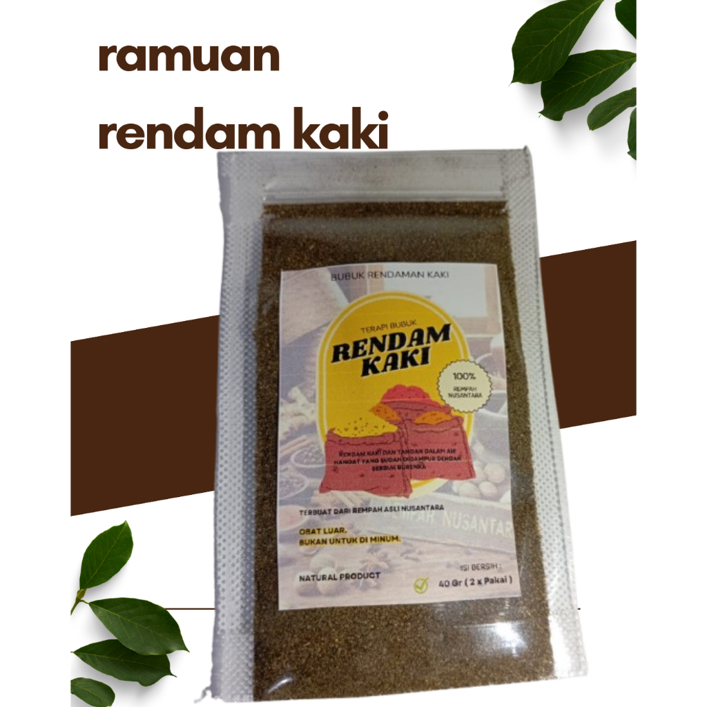 Jual RAMUAN RENDAM KAKI TERAPI TRADISIONAL serbuk Ramuan rendam kaki ...