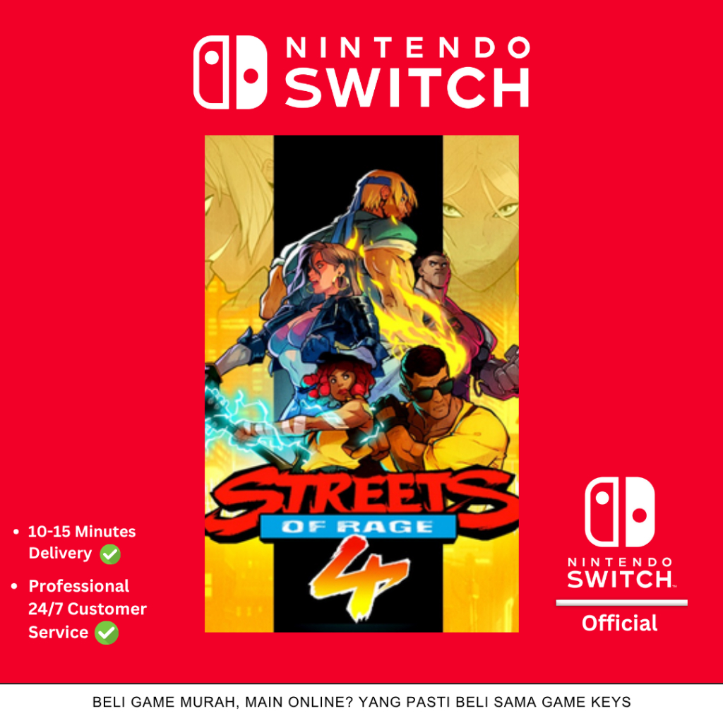 Jual Streets of Rage 4 - Nintendo Switch (digital game) | Shopee Indonesia