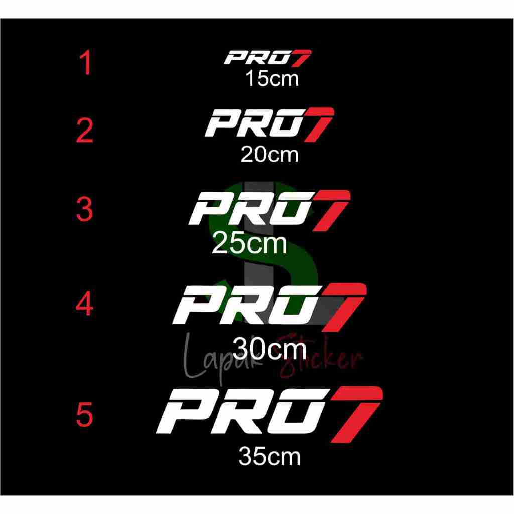 Jual Stiker Pro7 - cutting sticker - sticker kaca mobil | Shopee Indonesia