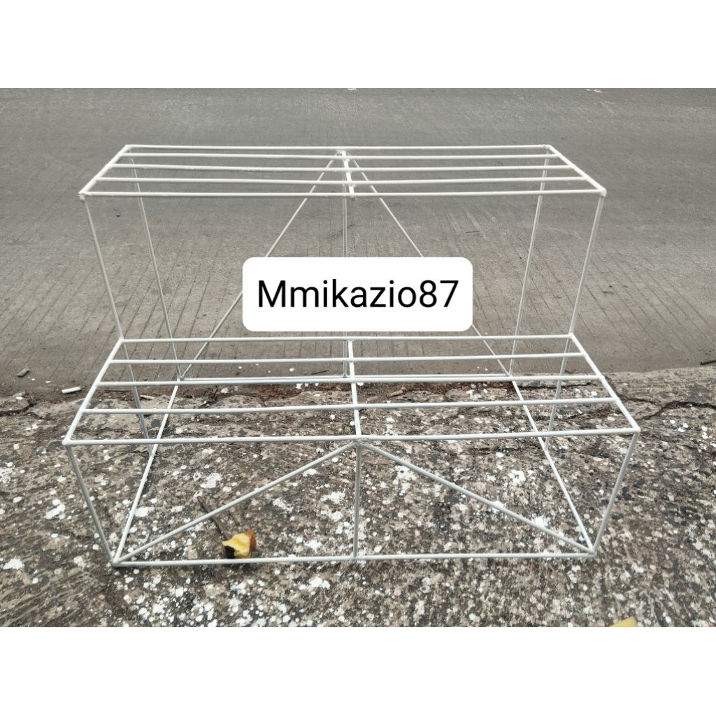 Jual Rak Pot Bunga 2 Tingkat/Alas Rak Tempat Bunga Taman/Dudukan Rak ...