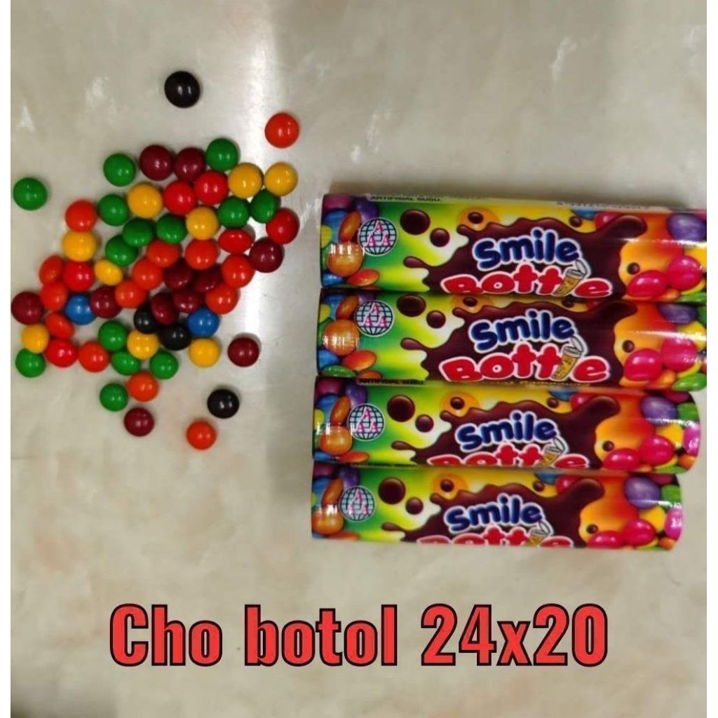 Jual Permen Cemilan Snack Jadul Coklat Cokelat Mainan Anak Smile Bottle ...
