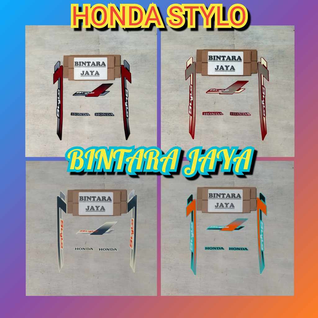 Jual Sticker Lis Striping Honda Stylo 160 | Shopee Indonesia