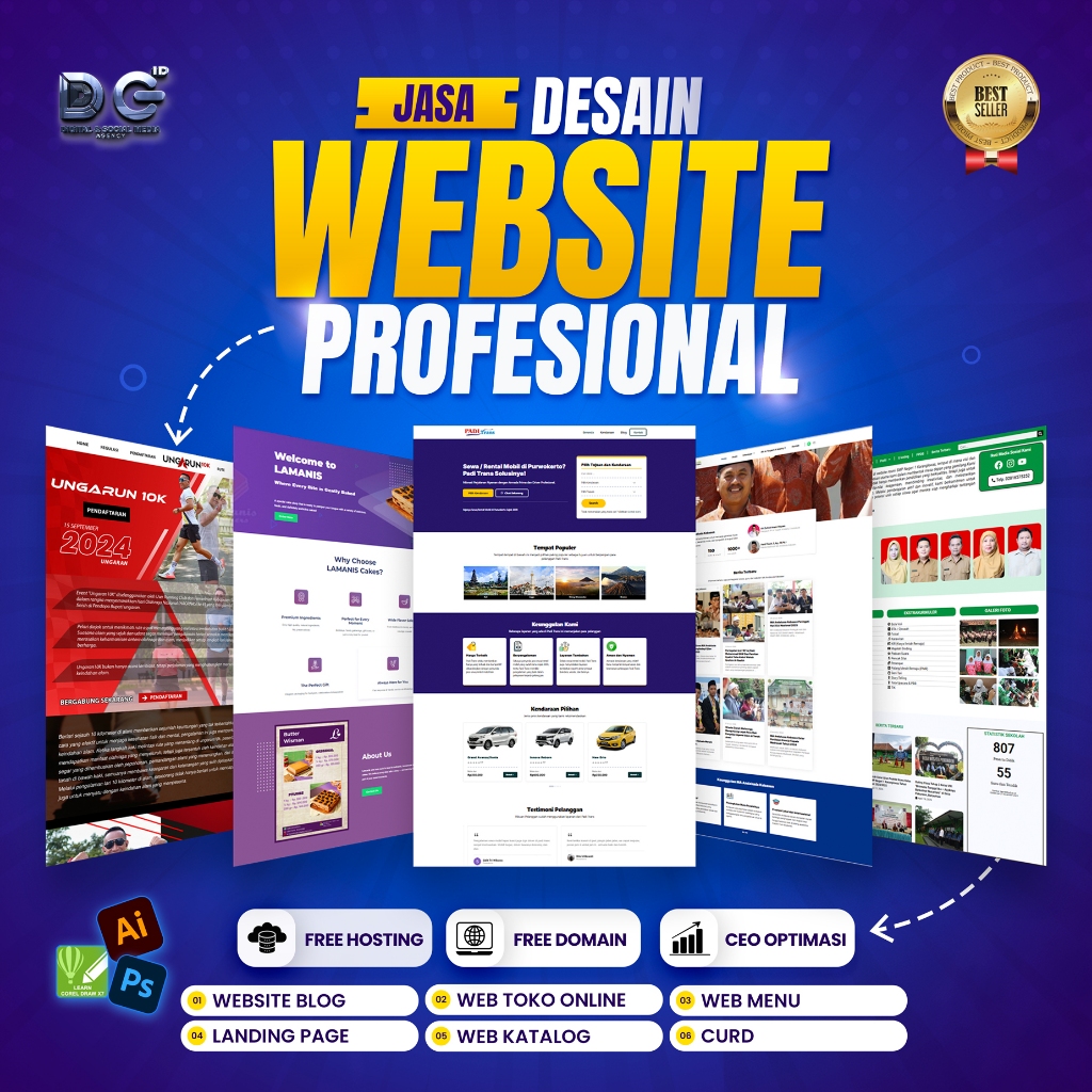 Jasa Desain Website Profesional | Responsif & Modern