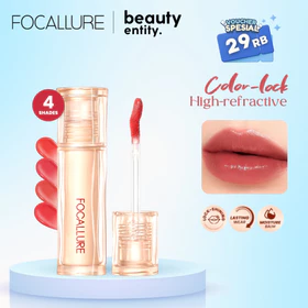 FOCALLURE Lip Tint Glossy Transfer Proof Tahan 16 Jam – Moisturizing Lightweight Lip Gloss