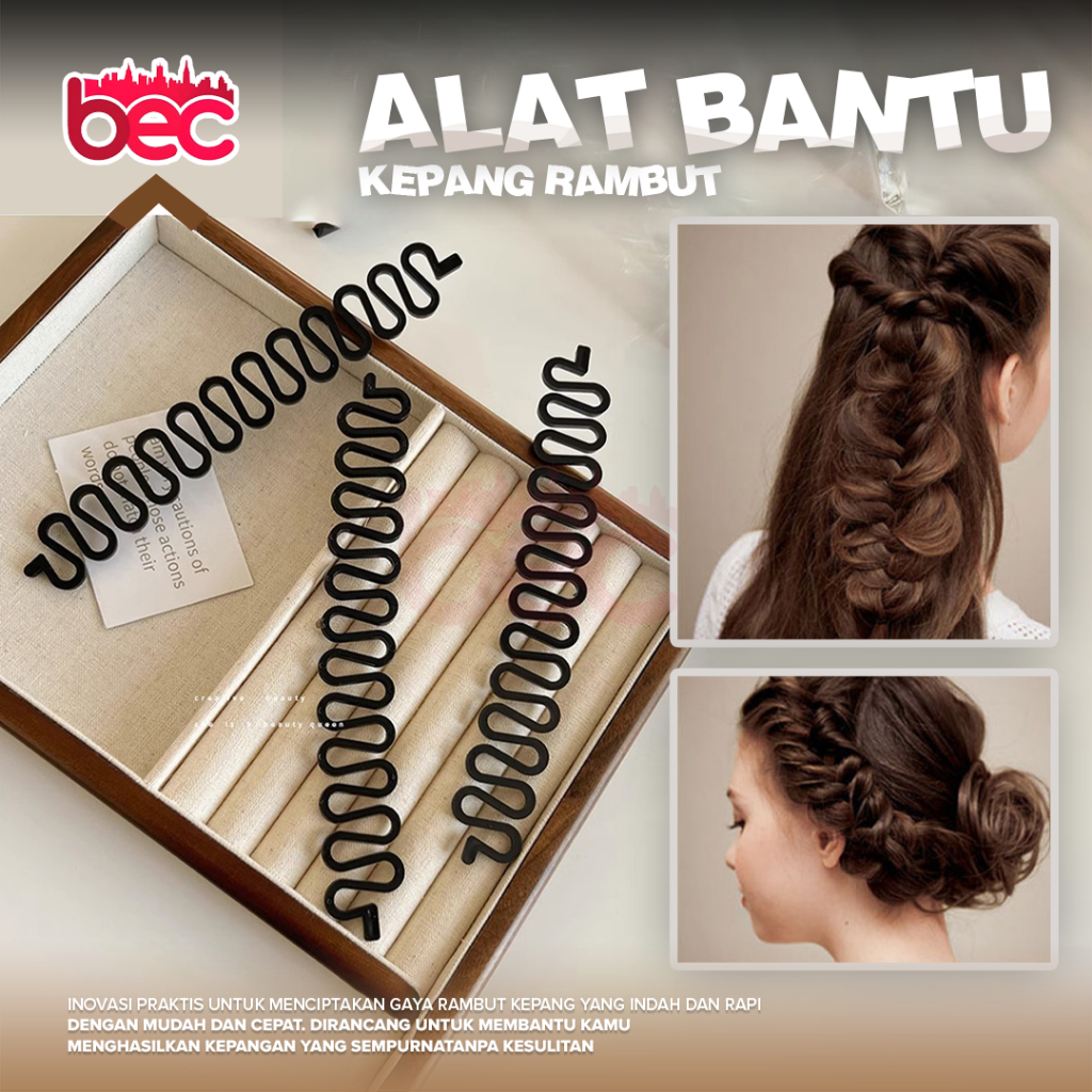 Jual [BEC] Alat Bantu Kepang Rambut | Braiding Tool Pemintal Rambut ...